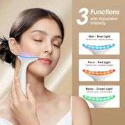 Facial and Neck Massager for Face, Neck - Skin Lifting & Firming - Wrinkle & Dark Circle Reducer - at Home Skin Care Face Sculpting Tool and Neck Mass