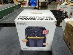 6 Qt. Black Air Fryer with Digital Touch Control