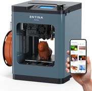 3D Printers TINA2Plus V2, 250mm/s High Speed Auto Leveling FDM Mini 3D Printer with Spring Steel Platform, Fully Assembled 3D Printer for Kids and Beg