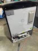 3.2 cu. Ft. 110V Frost Free Retro Mini Refrigerator Convertible Freezer in Black