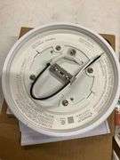 Intrinsic Collection 5-1/2" LED Slim Satin White Flush Mount Surface Mount Light 500 Lumens