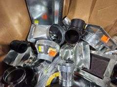 Pallet of Galvanized Steel piping and accessories