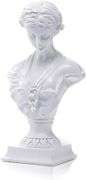 Lependor Bust Statue Sculpture, 12 Inch, Bonded Marble Polyresin (Venus de Milo - White)