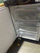 3.2 cu. Ft. 110V Frost Free Retro Mini Refrigerator Convertible Freezer in Black