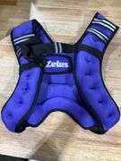 Gilet Lesté ZELUS - 20 Lb (9 Kg) - Noir, Entraînement Musculation, Poids Ajustable