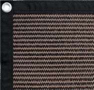 Shatex 90% Sun Shades for Patios 10x 12ft Shade Fabric Sun Shade Cloth Taped Edge with Grommets Sun-Block Mesh Shade for Pergola Cover Canopy Mocha, 1