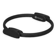 Gaiam Pilates Ring 15" Fitness Circle - Lightweight & Durable Foam Padded Handles | Flexible Resistance Exercise Equipment for Toning Arms, Thighs/Leg