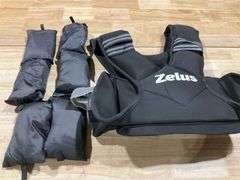 ZELUS Weighted Vest for Men and Women | 4-10lb/11-20lb/20-32lb Vest with 6 Ironsand Weights for Home Workouts | Adjustable Body Weight Vest Exercise S