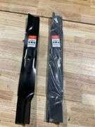 Grasscool D130 42 inch Mower Mulching Blades for John Deere D110 D100 D125 D105 S100 E100 LA125 LA115 LA105 42' Deck Lawn Tractor Riding Mower Replace
