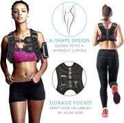 Prodigen Running Weight Vest for Men Women Kids 8 12 16 20 Lbs Weights Included, Body Weight Vests for Training Workout, Jogging, Cardio, Walking, Eli