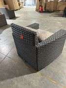 Grey Wicker Chair