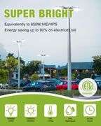 YXL LED Parking Lot Light, 200W LED Shoebox Light with Dusk to Dawn Photocell,28000LM 5000K Daylight Arm Mount, IP65 Waterproof, LED Area Light for Pa