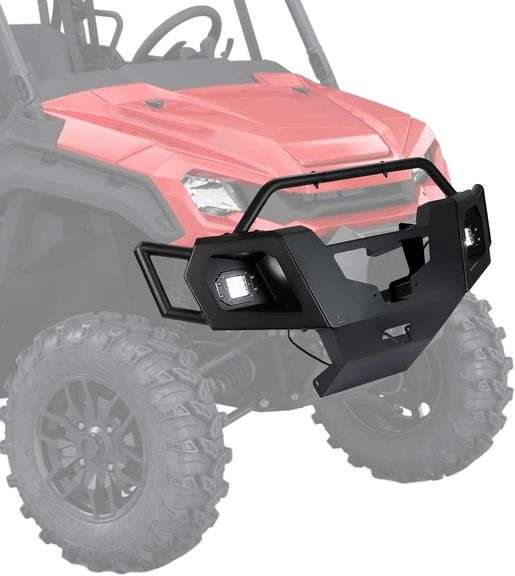KEMIMOTO UTV Front Bumper Compatible with 2023+ Pioneer 1000-6, Heavy ...