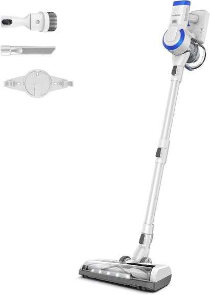 Tineco A10 Essentials Cordless Stick Vacuum Cleaner, Lightweight and Quiet,LED Headlights, Powerful Handheld Vacuum for Hard Floor Carpet with Attachm
