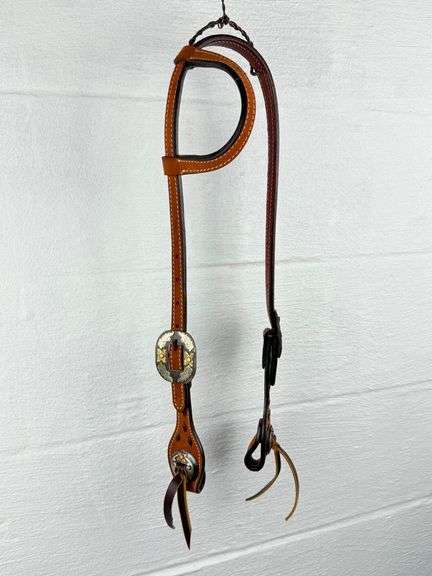 Roughout Double Buckle Slip Ear Headstall