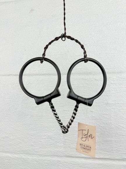 Tyler Black D Ring Twisted Wire Snaffle Bit