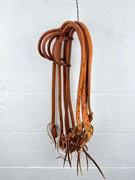 Lot of 5 Natural Single Buckle Slip Ear Headstalls
