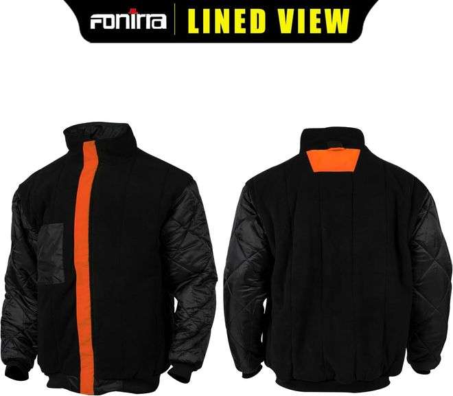 3XL FONIRRA Hi-Viz Safety Reflective Bomber Jacket for Men Waterproof ...