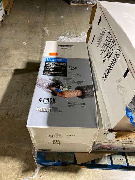 3/4 inch 1/2 in wall x 3 ft length foam for pipes