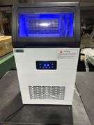 16.2 in.150 lbs. 24H HalfSize Cube Undercounter Freestanding Commercial ...