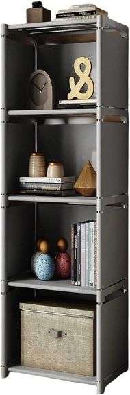 RIIPOO Storage Cubes Organizer Shelves, 4 Cube Bookcase Bookshelf for Bedroom Closet Small Spaces, Cube Storage Organizer Shelf for Kids Clothes Nurse