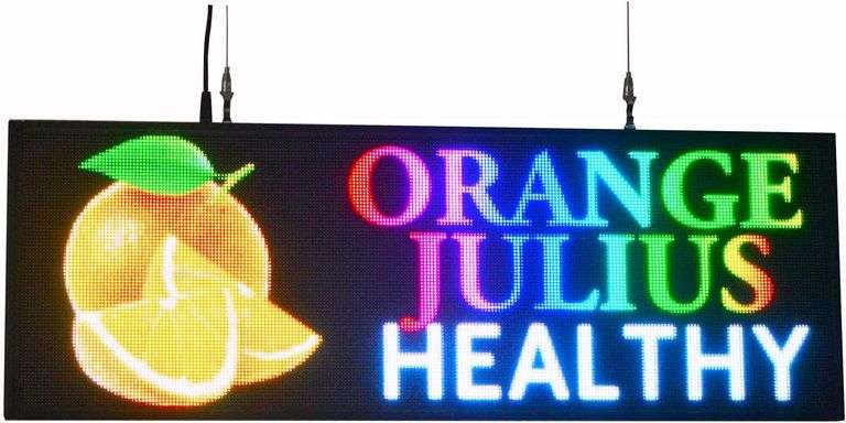 High Resolution P4 39 x14 LED Sign show LOGO,Ad Shop name FREE DESIGN Ads