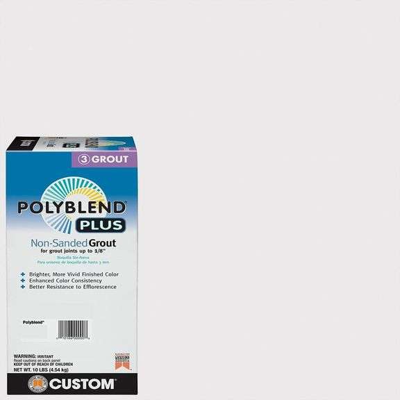 Polyblend Plus #642 Ash 10 lb. Unsanded Grout