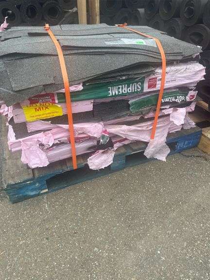 Pallet Of Shingles Three Colors