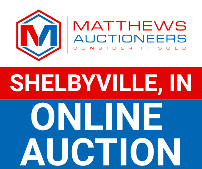 Shelbyville IN. - Online Auction December 8, 2025
