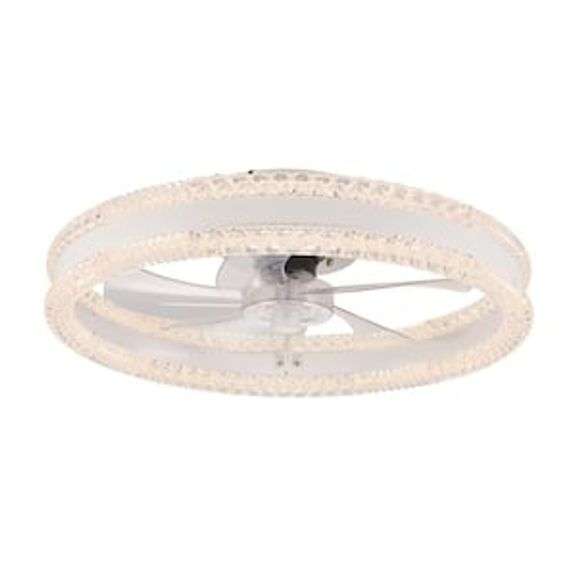 Ceiling fan light 19.7/5.7 120V 30/60W Rotating Reversible Three AAA