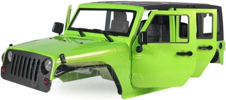 1/10 RC Car Hard Body Shell Kit, Jeep Body, Open Car Shell Kit 313mm ...