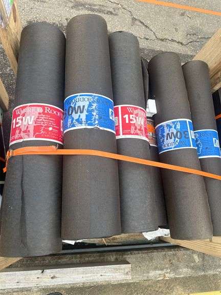 (Aprox 24 Rolls) Large Pallet Of Rolled Roof Felt