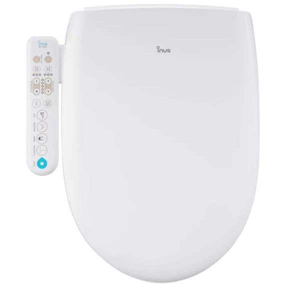 N22 Elongated Heated Electric Bidet Front Toilet Seat in White