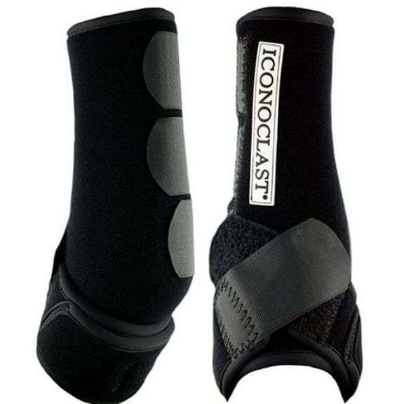 Iconoclast Orthopedic Sport Boots - Fronts Black / Front Medium
