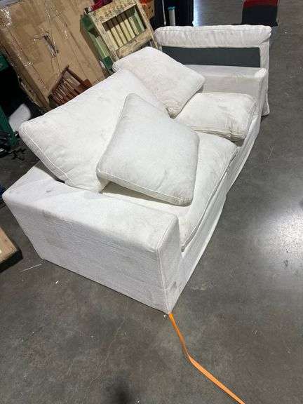 Couch With Mismatched Cushions