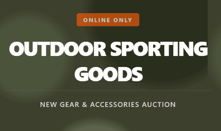Outdoor Sporting Goods Auction 