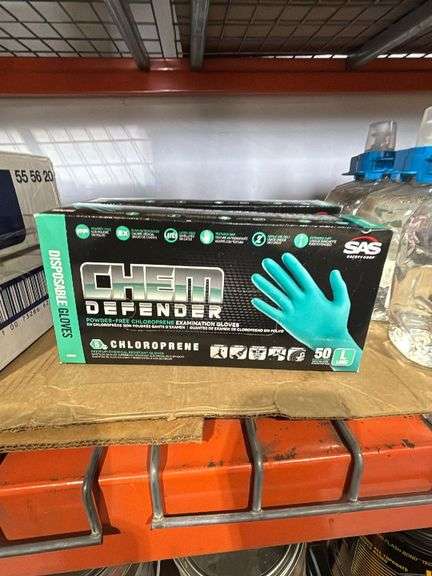 SAS Chem Defender Chloroprene Examination Gloves