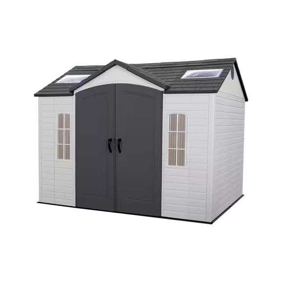 10 ft. x 8 ft. Resin Outdoor Garden Shed