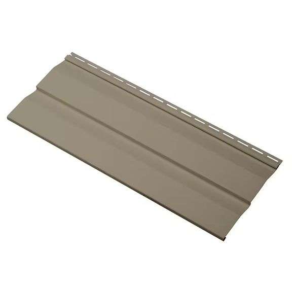 Transformations Double 4.5 in. x 145 in. Khaki Dutch Lap Vinyl Siding ( 1 Case Of 22 Pieces)