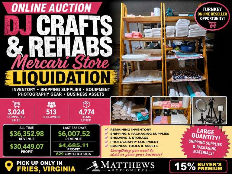 Complete Mercari Resell Business - Work From Home Opportunity