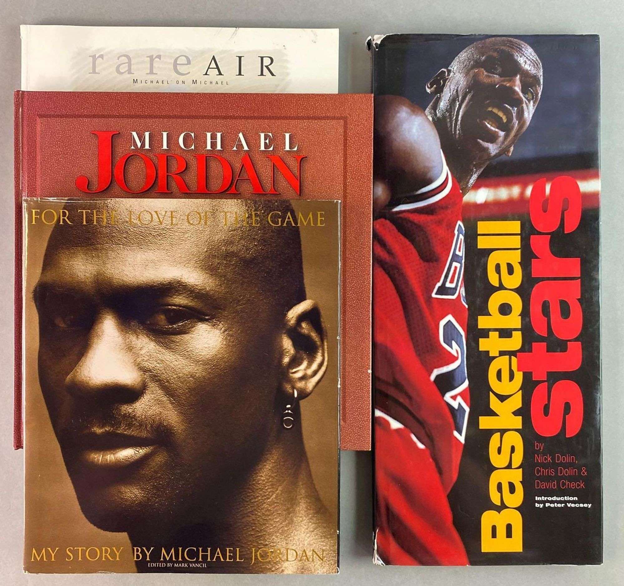 Group of 4 Michael Jordan Books - Matthew Bullock Auctioneers