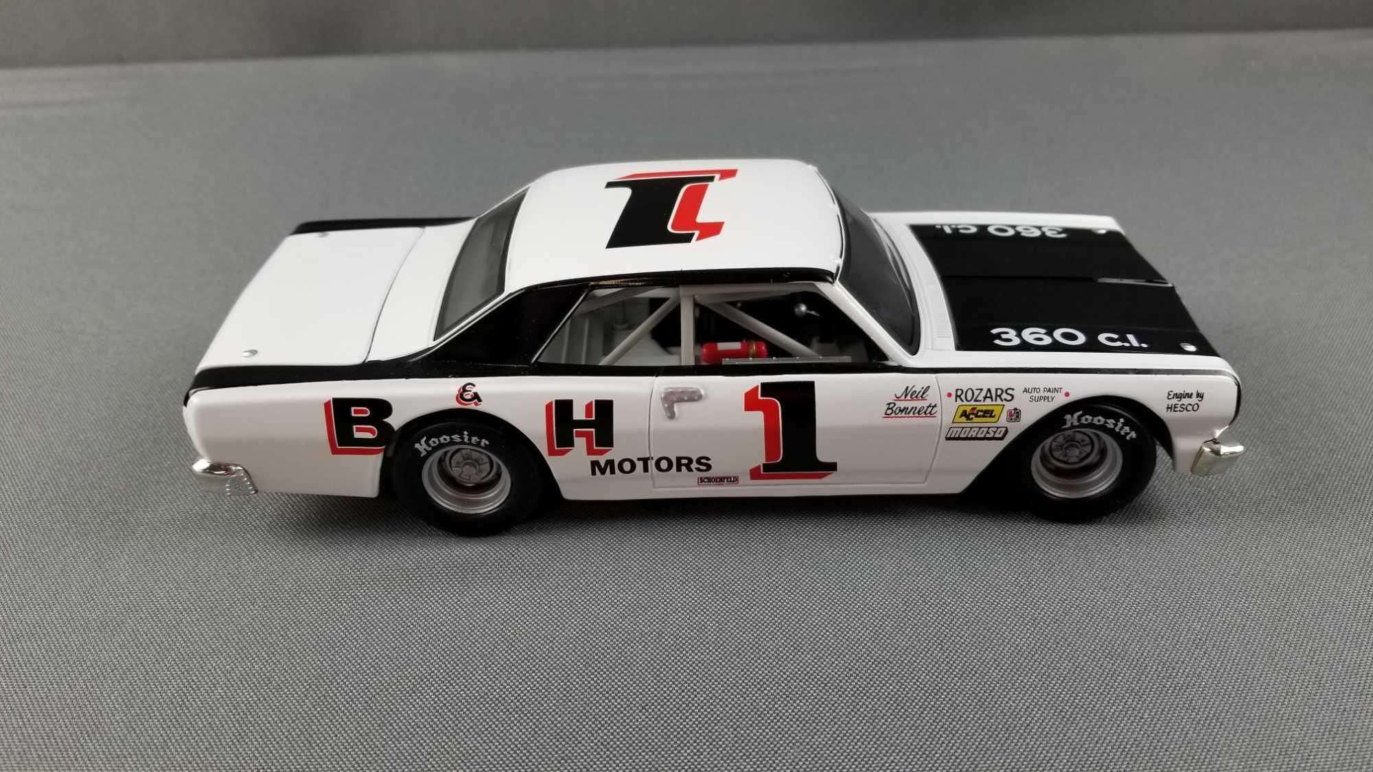 Neil Bonnett #1 B&H Motors die cast replica stock car - Matthew Bullock  Auctioneers