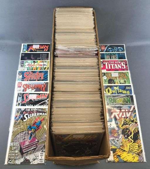 Long box of Modern Age DC Comics comic books - Matthew Bullock Auctioneers