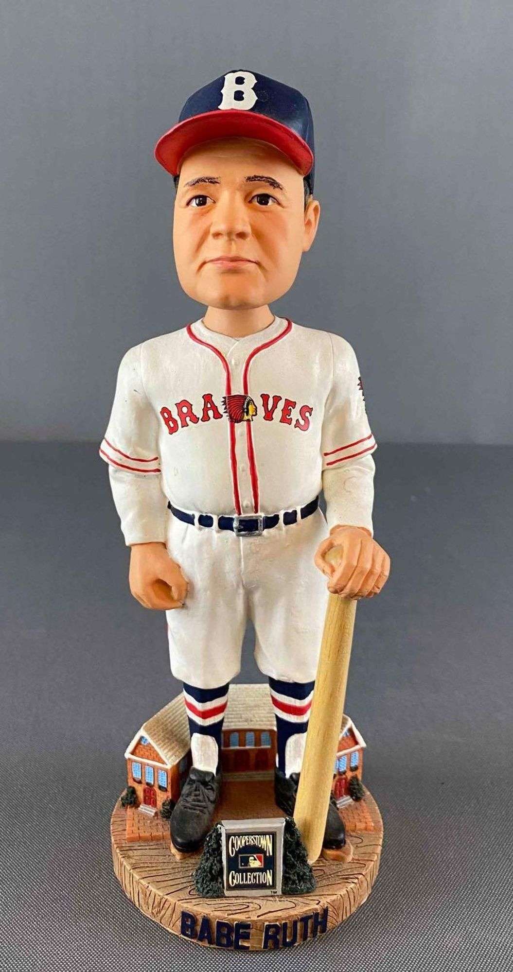 Cooperstown Collection Babe Ruth Bobblehead Braves - Rare