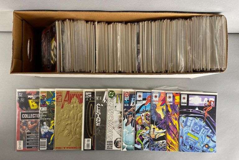 Long Box of DC/Valiant/ Assorted Comic Books - Matthew Bullock Auctioneers
