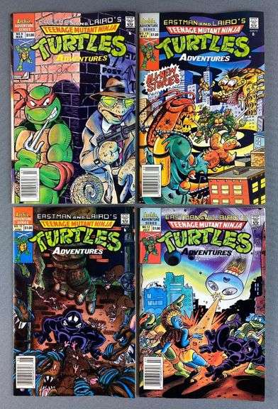 Group of 4 Archie Comics Teenage Mttant Ninja Turtles Adventures Comic ...