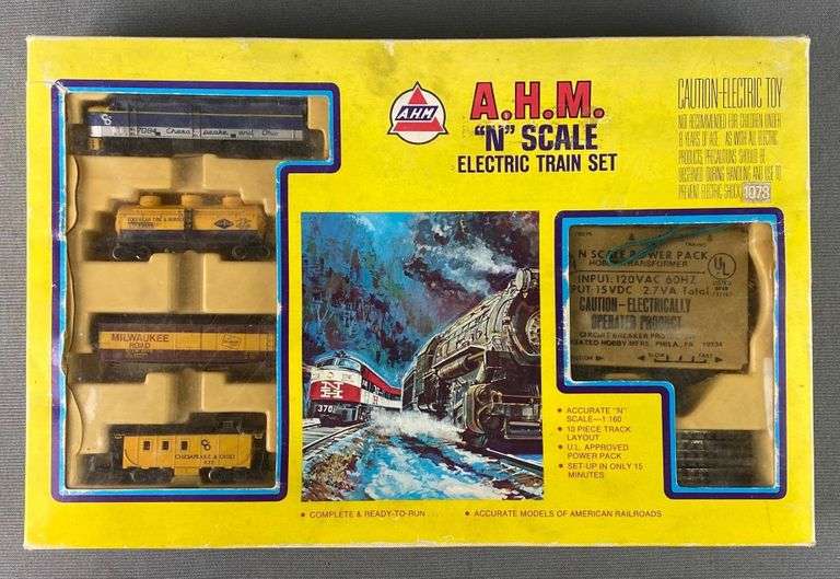 AHM N Scale Train Set Matthew Bullock Auctioneers