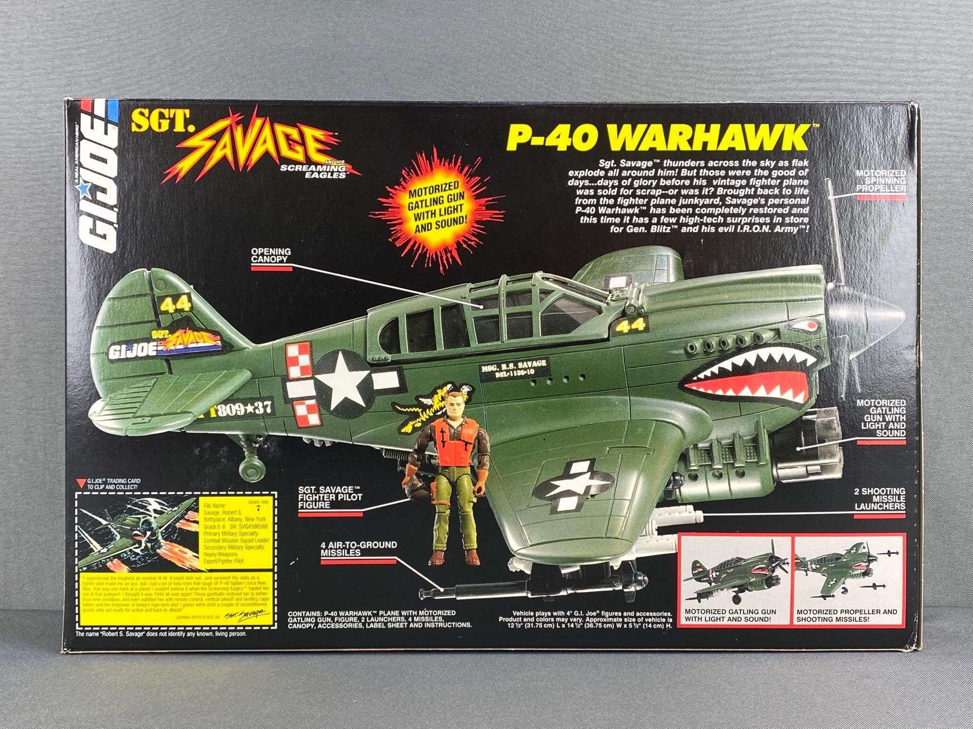 Hasbro GI Joe Sgt. Savage P-40 Warhawk - Matthew Bullock