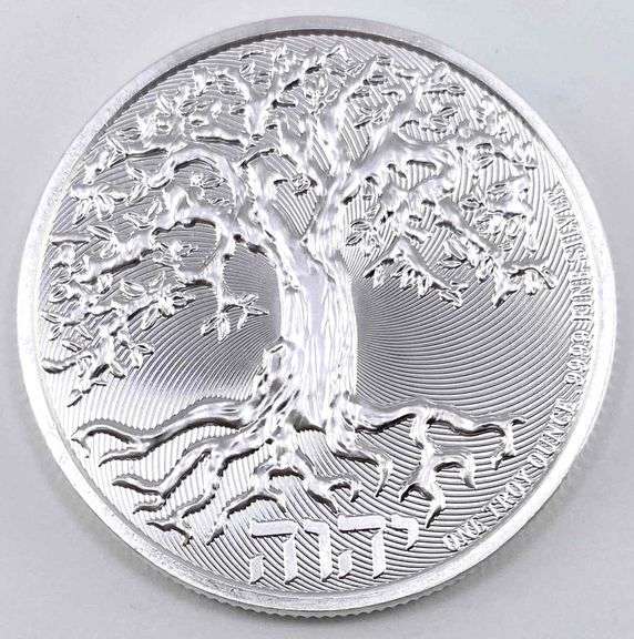 Niue - Tree of Life Cut Coin Pendant main image 1