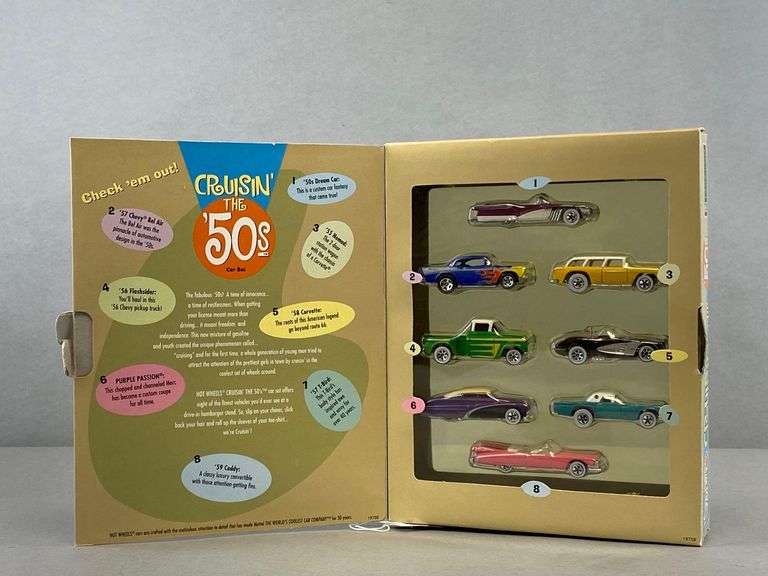 Hot Wheels Cruisin the 50s Die-Cast Set - Matthew Bullock Auctioneers